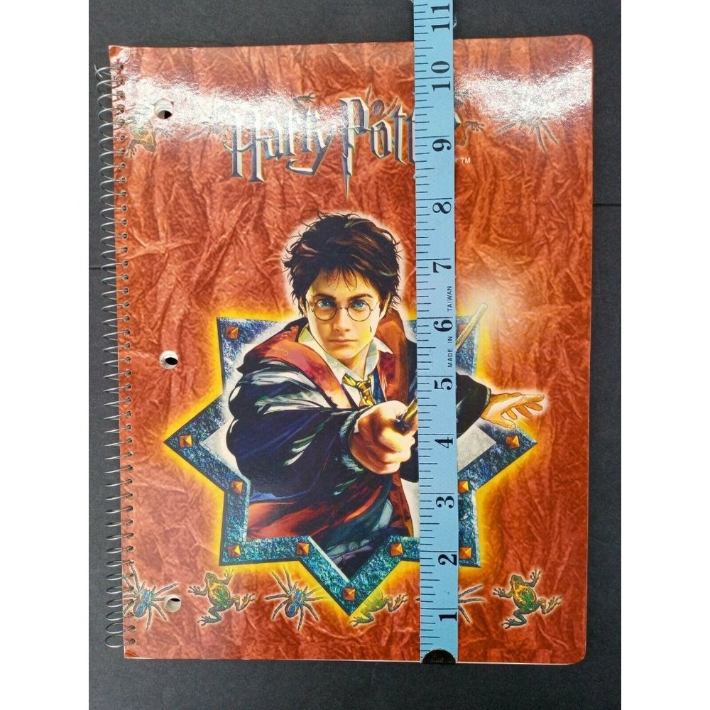 Harry Potter Spiral Notebook Vintage 54 Pages Wide Ruled 10.5" x 8" Wand Wizard - Picture 4 of 5